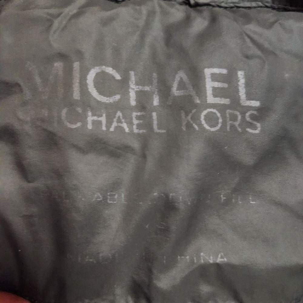 Michael Kors Green Down Packable Jacket Size Medi… - image 4